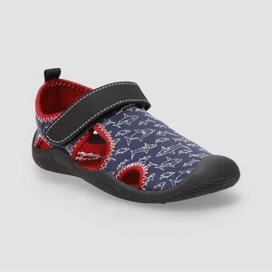 Jumping Beans Navy Shark Portland Toddler Water Shoes